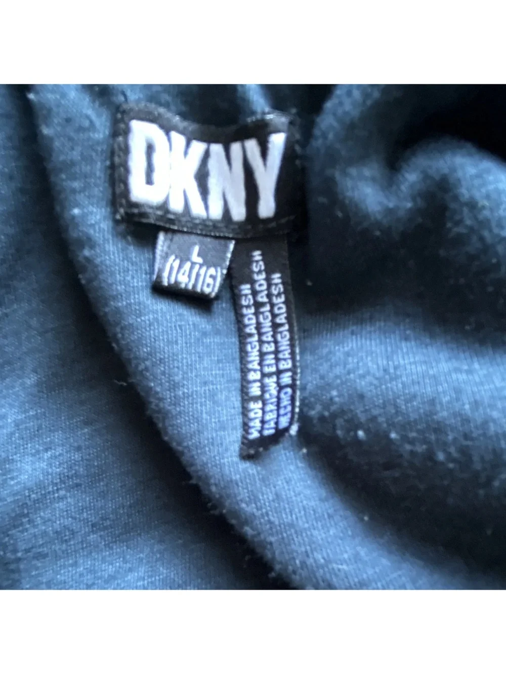 DKNY Kids Navy Fleece Jacket Shirt